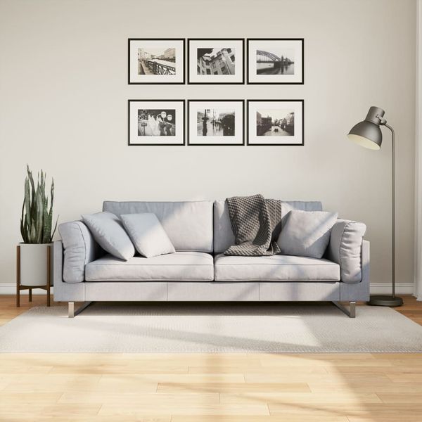 vidaXL Koberec IZA krátky vlas škandinávsky vzhľad krémový 100x200 cm