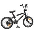 vidaXL BMX Bicykel 18 Palcov pre 7-10 rokov Čierna