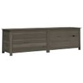 vidaXL Vonkajší box na vankúše antracitový 200x50x56 cm jedľový masív
