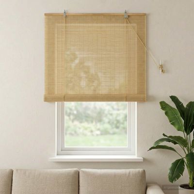vidaXL Roleta Prírodná 90 x 160 cm Bambus