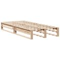 vidaXL Posteľ bez matraca 90x200 cm masívna borovica