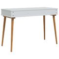 vidaxl Toaletný stolík FAUSKE Biela 112 x 50 x 78 cm