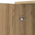 vidaXL Servírovacia skriňa Remeselný dub 100 x 33 x 75 cm