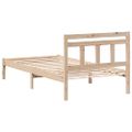vidaXL Rám postele Hnedá 100 x 200 cm Masívne borovicové drevo