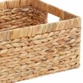 vidaXL Úložné košíky 3 ks Vodný hyacint 40 x 30 x 18 cm Prírodná