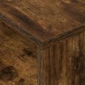 vidaXL Koncový stôl Dymová dub 40,5 x 40 x 45 cm Kompozitné drevo