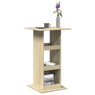 vidaXL Barový stôl s policami dub sonoma 60x60x102 cm kompozitné drevo