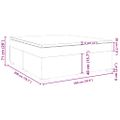 vidaXL Boxspring posteľ s matracom sivá 180x200 cm umelá koža