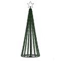 vidaXL LED vianočný stromček 275 LED farebné 180 cm