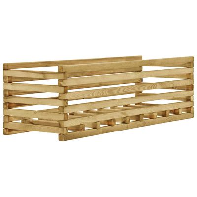 vidaXL Vyvýšený záhradný záhon 120x40x38,5 cm impregnovaná borovica