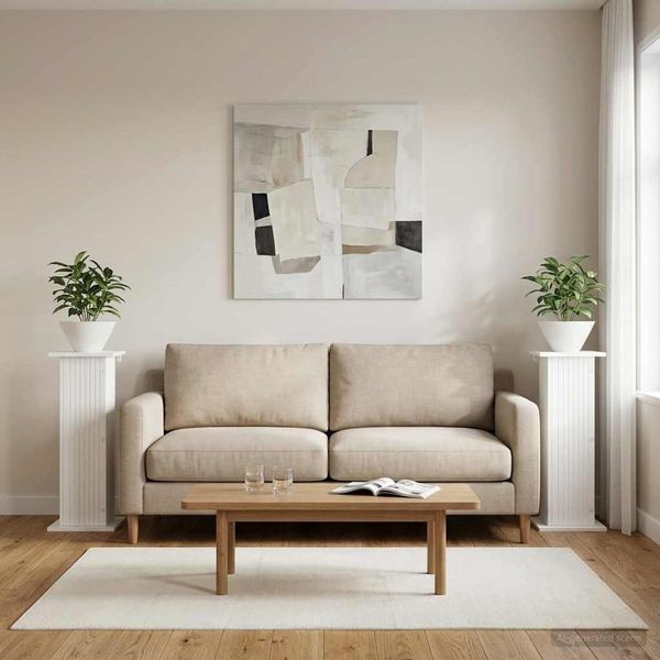 vidaXL Stojan na rastliny 2 pcs Biela 30,5 x 30 x 80,5 cm