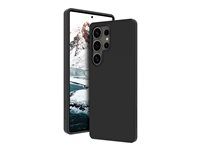 Zadní kryt pro mobilní telefon - silikon, plast - noční čerň - pro Samsung Galaxy S25 Ultra