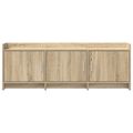 vidaXL TV skrinka 130 x 33 x 47 cm Dub sonoma Kompozitné drevo