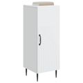 vidaXL Servírovacia skriňa Biela 33 x 34,5 x 89,5 cm Kompozitné drevo
