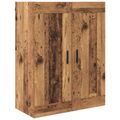 vidaXL Highboard 2 ks Staré drevo 69,5 x 34 x 180 cm Kompozitné drevo
