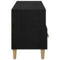 vidaXL TV skrinka 102 x 36 x 50 cm Čierny dub Kompozitné drevo