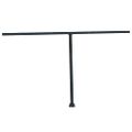 vidaXL Súprava markízových stĺpikov antracitová 450x245 cm železo