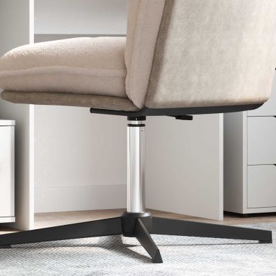 vidaXL Plynový valec kancelárskej stoličky Chróm 318-473 mm Železo