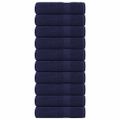 vidaXL Utierky na ruky FROGN 10 ks námornícka modrá 50x100 cm 360 g/m²