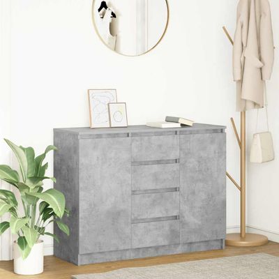vidaXL Komoda so zásuvkami 100,5x35x76 cm kompozitné drevo