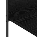 vidaXL Vešiak na oblečenie Čierna 120 x 44 x 160 cm Kompozitné drevo