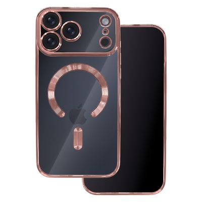 Color Chrome Mag case for iPhone 17 Pro Max 6,9" / 18 Pro Max 6,9" rose gold