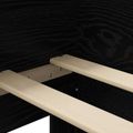 vidaXL Rám postele s čelom Čierny dub 80 x 200 cm Kompozitné drevo