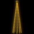 vidaXL Vianočný stromček, kužeľ, 400 LED, teplé biele svetlo 100x360cm