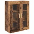 vidaXL Highboard so zásuvkou Staré drevo 69,5 x 34 x 180 cm