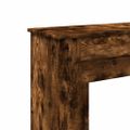 vidaXL Obloženie krbu dymový dub 90x30x90 cm kompozitné drevo