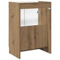 vidaXL Kúpeľňová skrinka pod umývadlo Dub artisan 78,5 x 37,5 x 81 cm