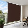 vidaXL Vonkajšia roleta Hnedá 200 x 270 cm