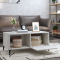 vidaXL Konferenčný stolík betónovo sivý 90x50x40 cm kompozitné drevo