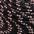 vidaXL Lodné lano čierne 6 mm 50 m polypropylén