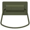 vidaXL Rukoväte na kuchyňu 12 ks Olivová zelená 85 x 45 mm Kov