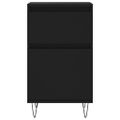 vidaXL Komody 2 ks čierne 40x35x70 cm kompozitné drevo