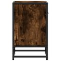 vidaXL Nočné stolíky 2 ks dymový dub 40x31x50 cm kompozitné drevo