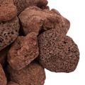 vidaXL Sopečné kamene 10 kg červené 5-8 cm