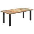 vidaXL Jedálenský stôl, nohy v tvare I 200x100x77cm, recyklovaný masív