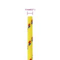 vidaXL Lodné lano žlté 4 mm 50 m polypropylén