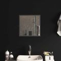 vidaXL Zrkadlo do kúpeľne s LED Priehľadná 40 x 40 cm tvrdené sklo