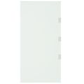 vidaXL Bočný panel pre striešku dverí priehľadný 50x100cm tvrdené sklo