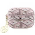 Puzdro Guess pre AirPods Pro 2 GUAP2PGCE4CP ružové Gcube Classic Gold Logo W/Charm