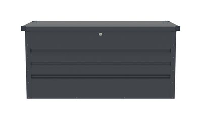 Záhradný box G21 Denver 280 L, antracitový plechový
