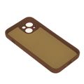 Silikónové puzdro pre iPhone 11 hnedé