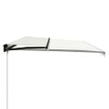 vidaXL Ručne zaťahovacia markíza s LED 600x300 cm krémová