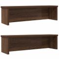 vidaXL kuchynské stojany stohovateľné 2 ks hnedý dub 60x15x16 cm