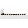 vidaXL Hydraulický posteľný rám+úložný priestor, LED, 140x200 cm
