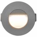 vidaXL Vonkajšie nástenné LED svetlá 6 ks, 2 W, strieborné, okrúhle
