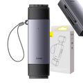 Čítačka pamäťových kariet SD/TF série Baseus Lite, USB + USB-C (sivá)